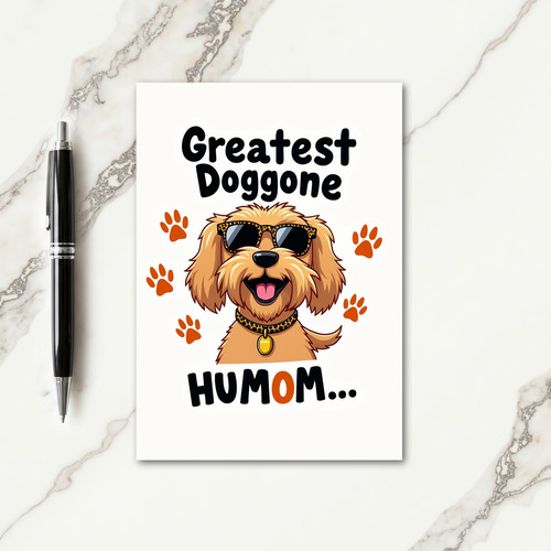 Doggy Sweet Mothers Day Art Card