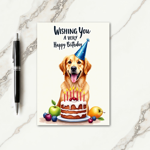 Dogs Birthday Party Card