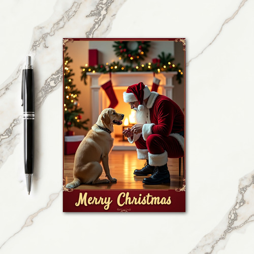 Dogs Christmas Wish Card