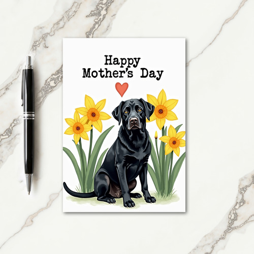 Dogs Mothers Day Card