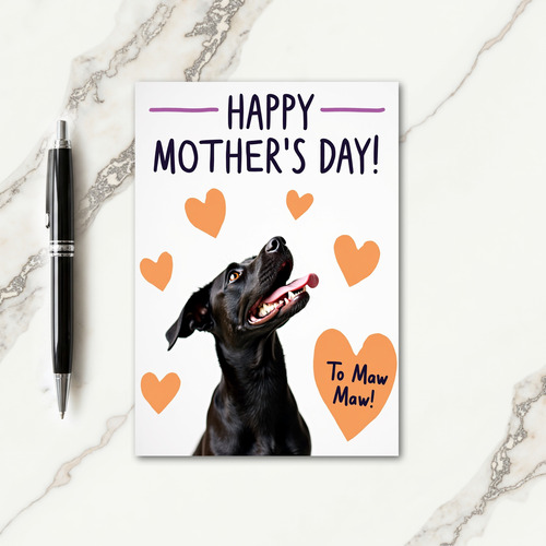 Dogs Sweet Mothers Day Card