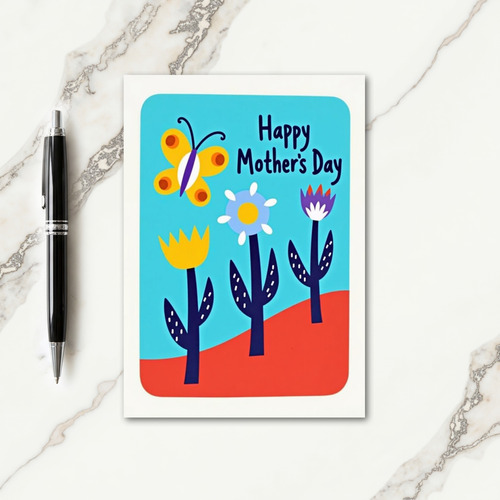 Dotted Floral Happy Day Card