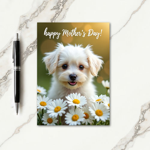 Dotted Puppy Celebration Card