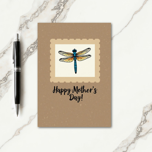 Dragonfly Mothers Day Card