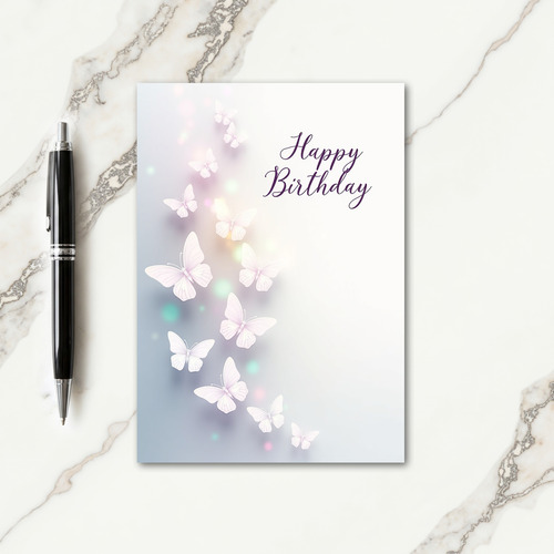 Dream Birthday Butterfly Card