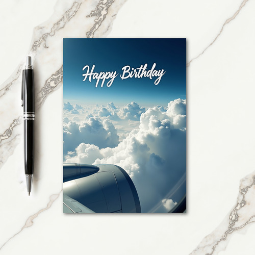 Dream Birthday Cloudscape Card