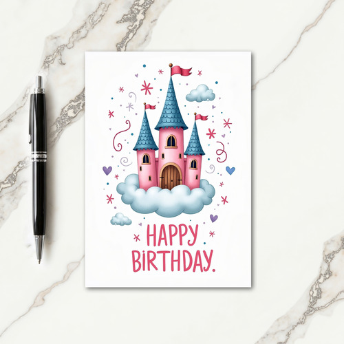 Dream Castle Celebration Card