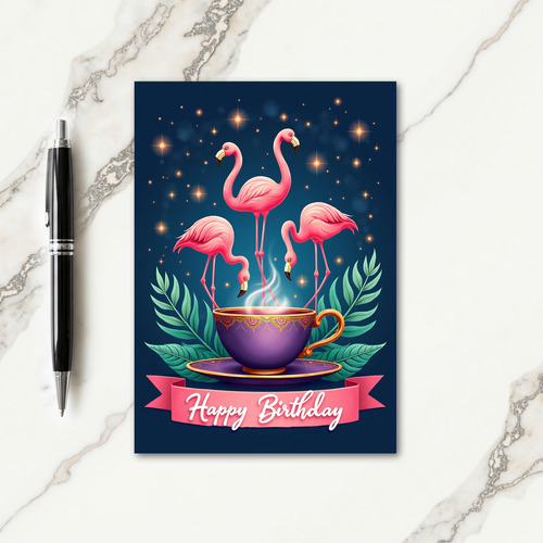 Dreamy Bird Birthday Card