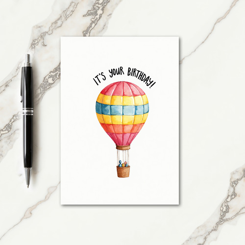 Dreamy Birthday Hot Air Card