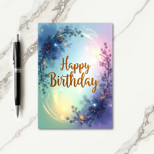Dreamy Branch Birthday Card