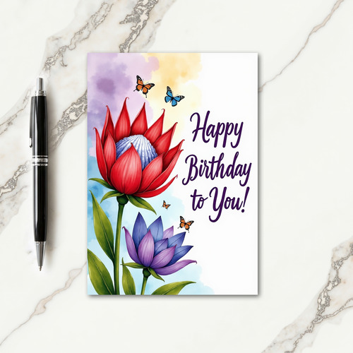 Dreamy Floral Birthday Card