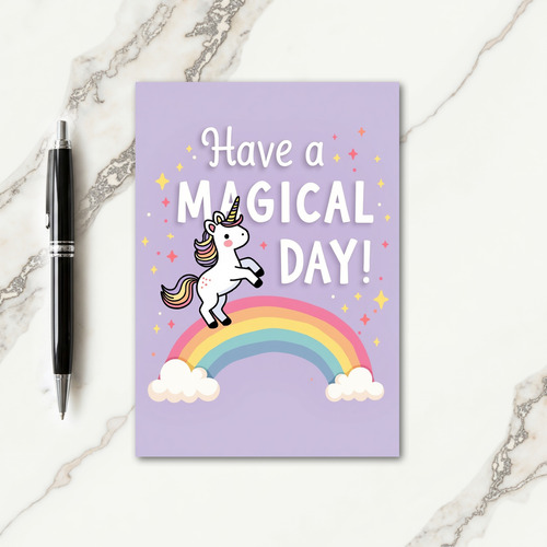 Dreamy Flying Birthday Card