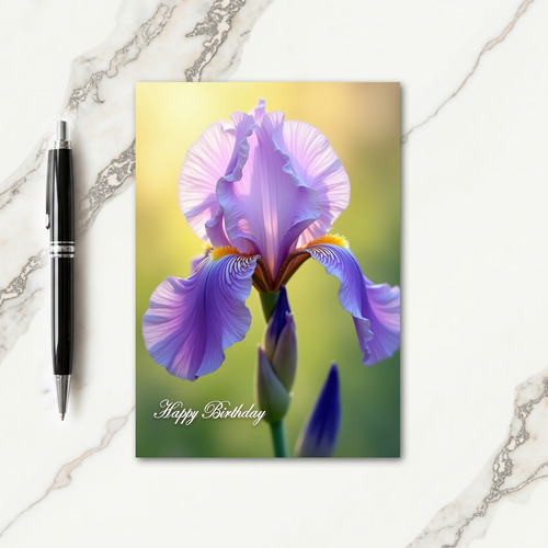 Dreamy Lavender Bloom Card