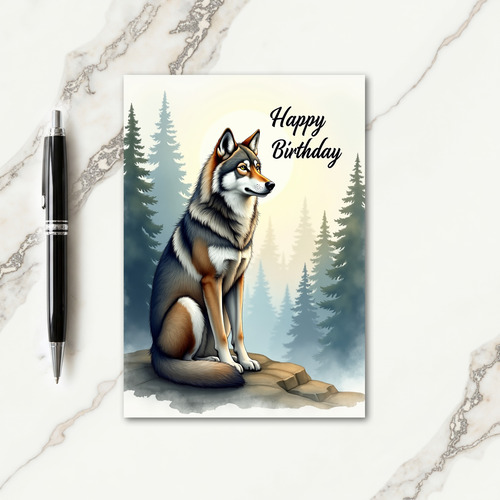Dreamy Mystic Canine Card