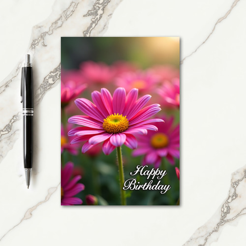 Dreamy Pink Birthday Card