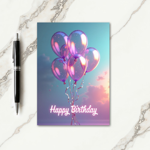 Dreamy Sphere Birthday Card