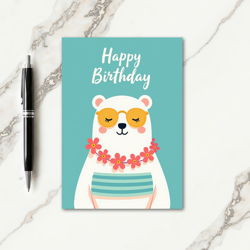 Dreamy Sunglasses Birthday Card