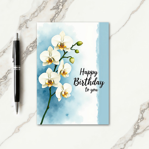 Dreamy Watercolor Birthday Card