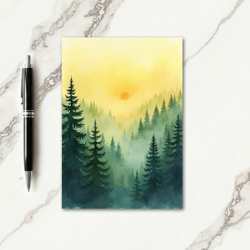 Dreamy Woodland Birthday Card