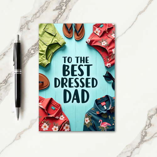 Dressed Dad Fathers Day Card