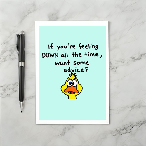 Duck get well card