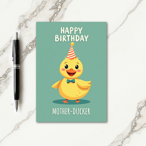 Duckie Sweet Birthday Card