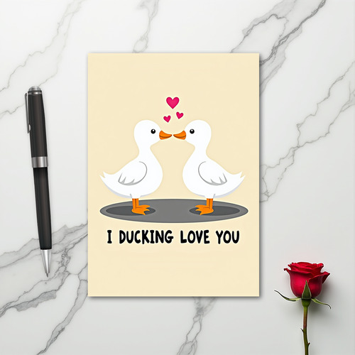 Ducking Love You Card