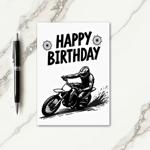 Dynamic Offroad Birthday Card
