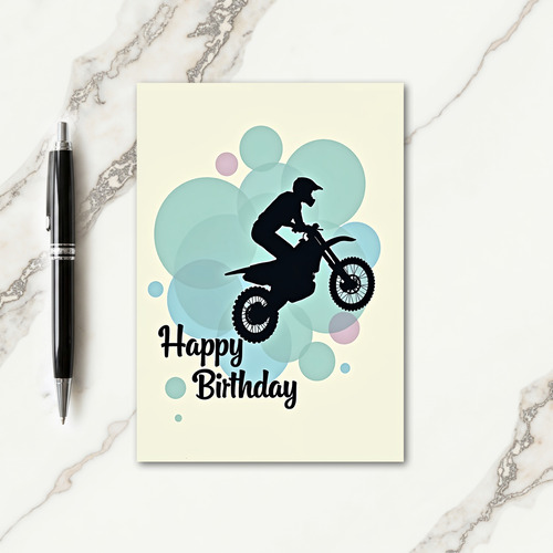 Dynamic Ride Birthday Card