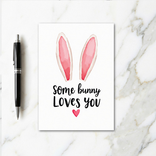 Ears And Heart Greeting Card