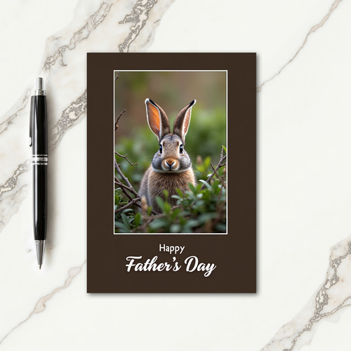 Earthy Browns Fathers Day Card