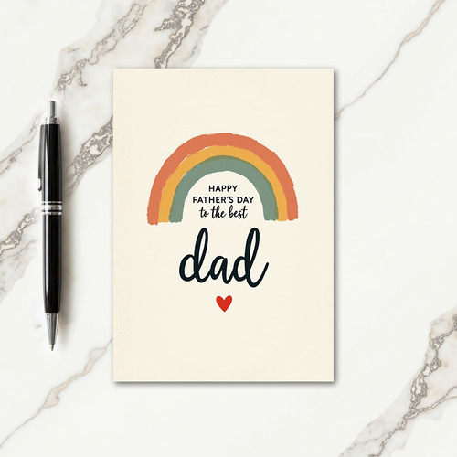 Earthy Fathers Day Art Card
