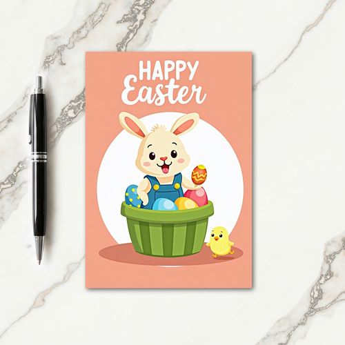 Easter Basket Friend Card