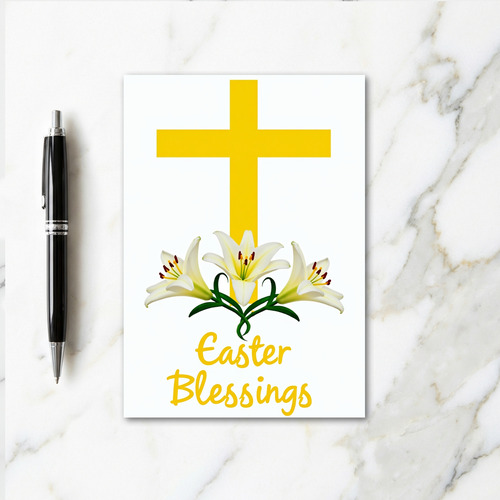 Easter Blessings Art Card