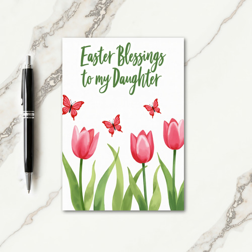 Easter Blessings Daughter Card