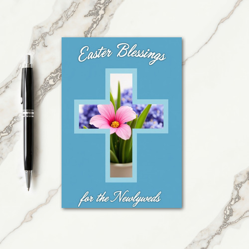 Easter Blessings Wedding Card
