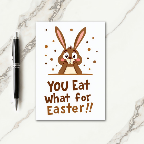 Easter Bunny Surprise Card