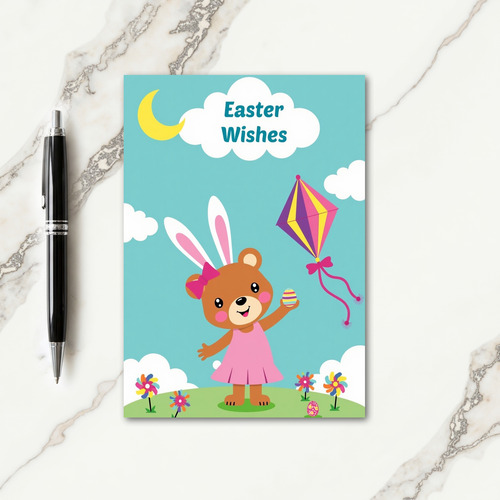 Easter Bunny Wishes Card