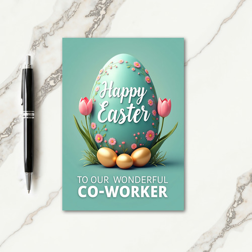 Easter Coworker Wishes Card