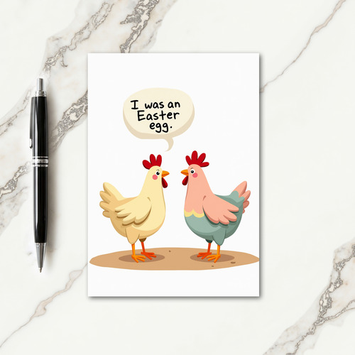 Easter Egg Confession Card