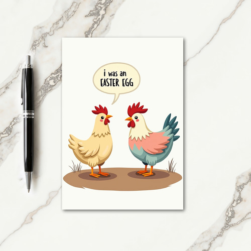 Easter Egg Confession Greeting Card