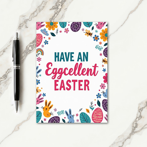 Easter Egg Pattern Card