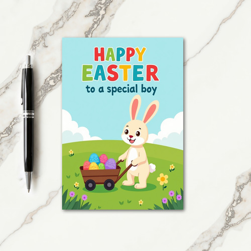 Easter Egg Pattern Cart Card