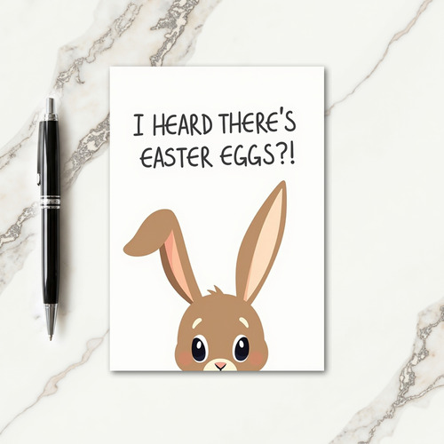 Easter Eggs Question Card