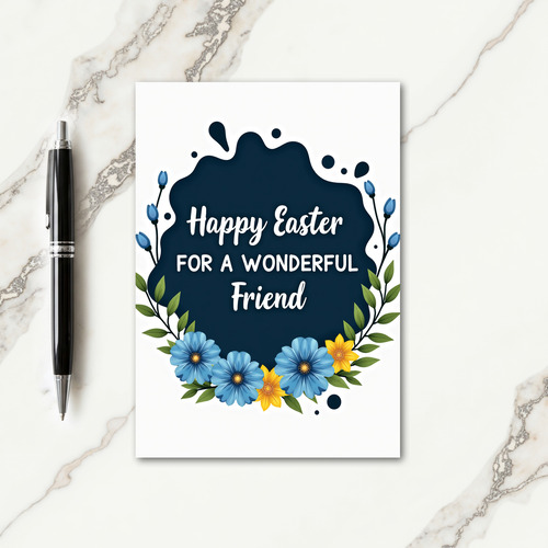 Easter Friend Wonderful Message Card