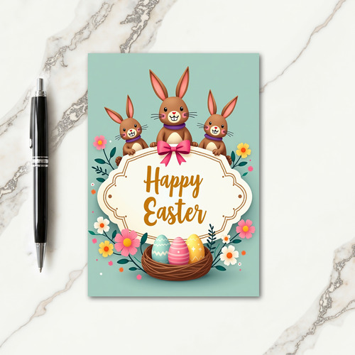 Easter Friends Happy Spring Card
