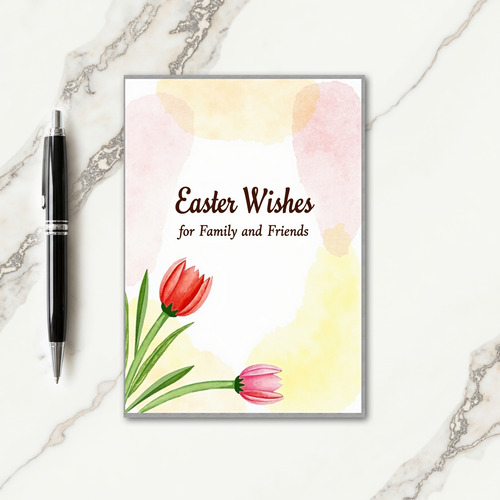 Easter Greetings Family Friend Card