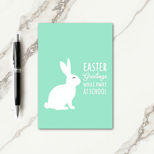 Easter Greetings School Absence Card