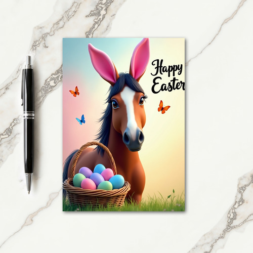 Easter Horse Celebration Card