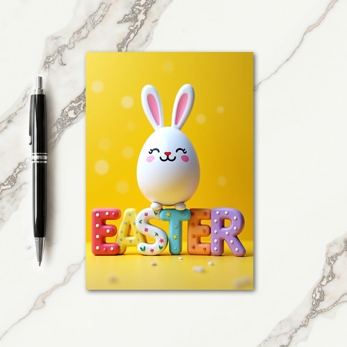 Easter Joy Egg Character Card